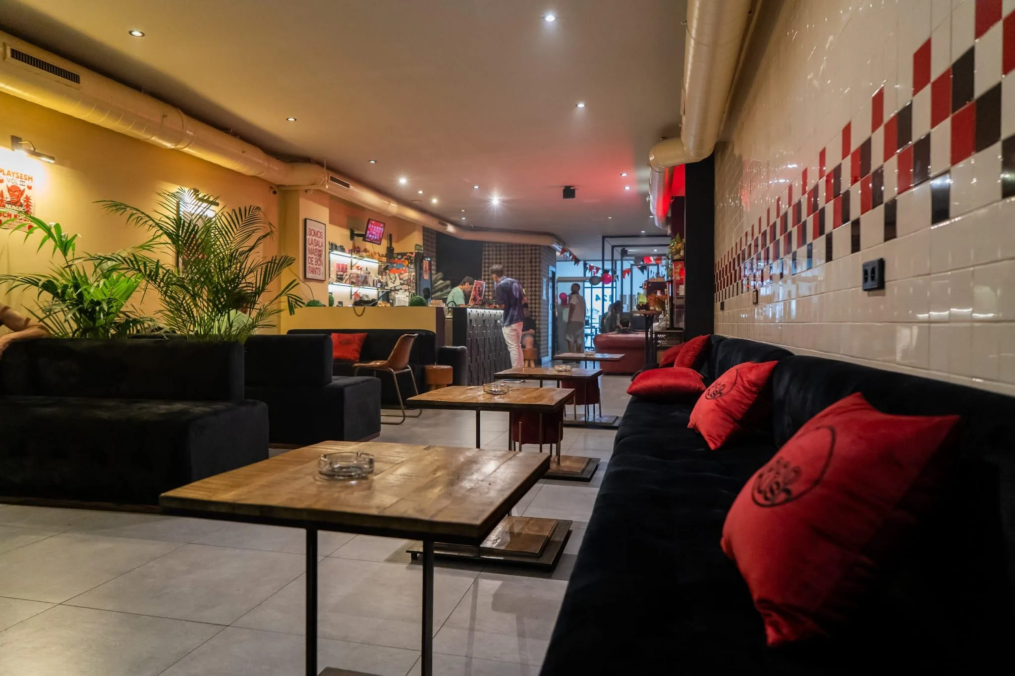 Barcelona Beachfront Nightlife and Rooftop Atmosphere